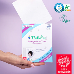 Tiras de Detergente 40 lavados Natulim Natural (Sin fragancia)